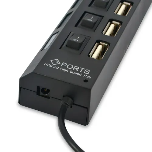 USB HUB подовжувач на 7 портів з підсвічуванням - фото 4