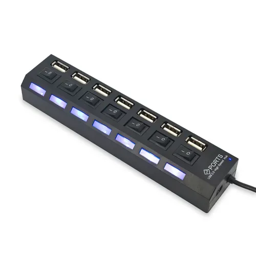 USB HUB подовжувач на 7 портів з підсвічуванням