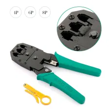 Плоскогубцы для обжима сетевого кабеля SZ-318, 4P/6P/8P