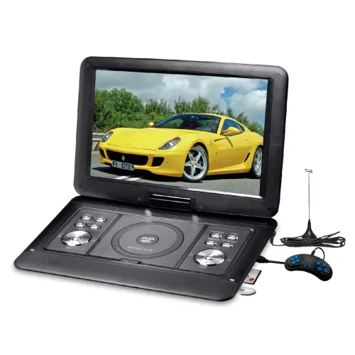 Портативный DVD плеер Opera OP-1680 21 с Т2 тюнером и поворотным экраном - фото 4