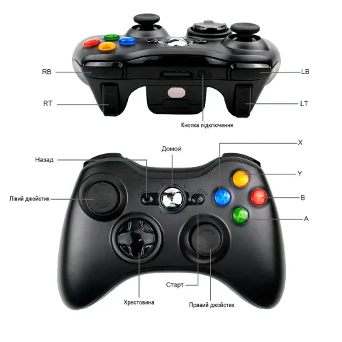 Беспроводной контроллер для Xbox 360 и ПК, 40 часов непрерывной игры - фото 8