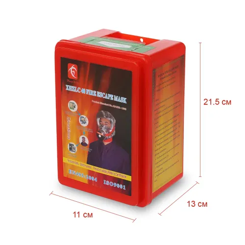 Маска-протиогаз Fire Mask TZL-30 до 30 хвилин у задимленому приміщенні - фото 10