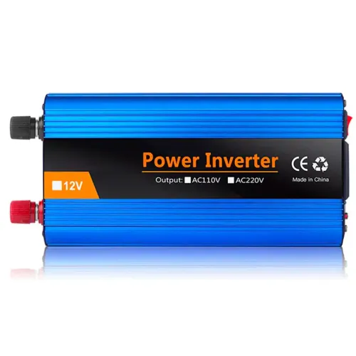 Инвертор-преобразователь напряжения Power inverter K-1000, 12В-220В, 1000Вт, USB3 - фото 2