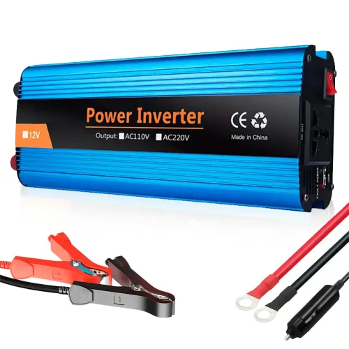 Инвертор-преобразователь напряжения Power inverter K-1000, 12В-220В, 1000Вт, USB3