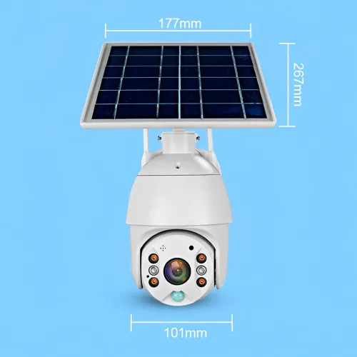 Беспроводная камера видеонаблюдения XF-DC06-F SIM WiFi/4G на солнечной батарее Full HD - фото 8