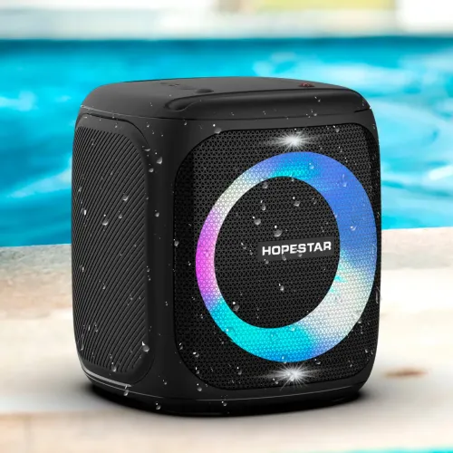 Портативна bluetooth колонка HOPESTAR Party 100, 10000МАч, 50Вт Синій - фото 3