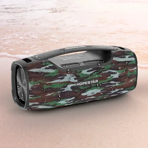 Портативная bluetooth колонка HOPESTAR A6 X, 6000мАч, 55Вт Зеленый - фото 3