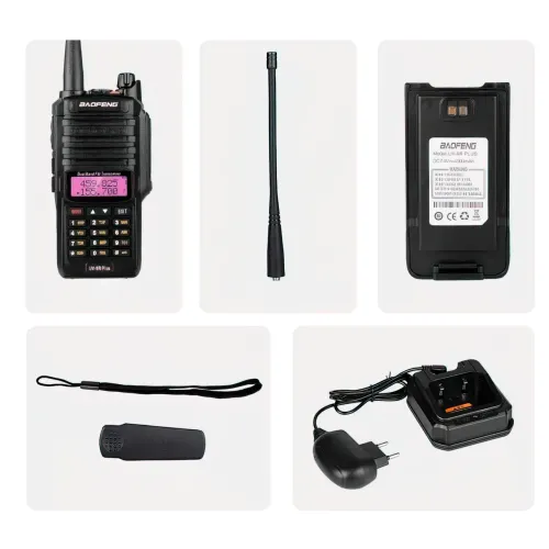 Радіостанція Baofeng UV-9R Plus з радіусом до 22 км, VHF/UHF, 2500 мА/год - фото 6