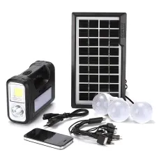 Переносной фонарь на солнечной батареи LED COB Solar FL3272 с зарядкой для телефона 4500 мА/ч