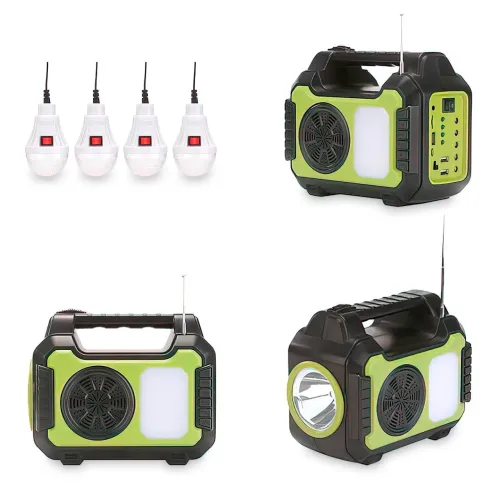 Портативная солнечная система GD 8072 на 30 Вт с Bluetooth, FM, MP3 - фото 6