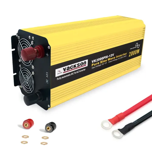 Перетворювач напруги VACKSON VK2000PSI-12V чиста синусоїда, 12-220 В, 2000 Вт - фото 2
