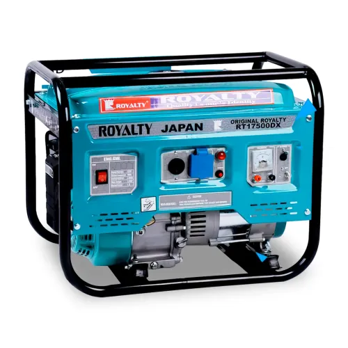 Генератор бензиновий із стартером ROYALTY RT17500DX, однофазний, 3.0/3.5 кВт