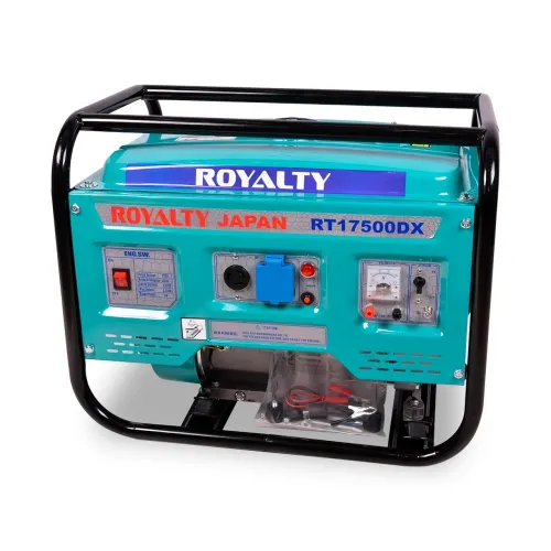Генератор бензиновий із стартером ROYALTY RT17500DX, однофазний, 3.0/3.5 кВт - фото 2