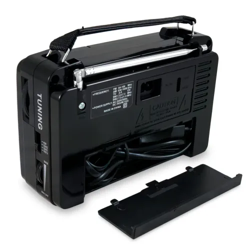 Портативный радиоприемник GOLON RX-A07 AC с частотами FM, AM, SW1, SW2, TV, от батареек и от сети 220 В - фото 4