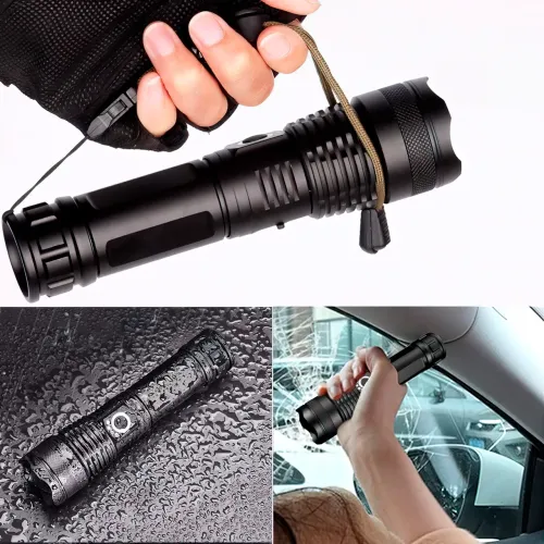 Фонарик аккумуляторный ручной X-Bail BL-X71-P51, 1200 м, ударостойкий, влагозащищенный - фото 4