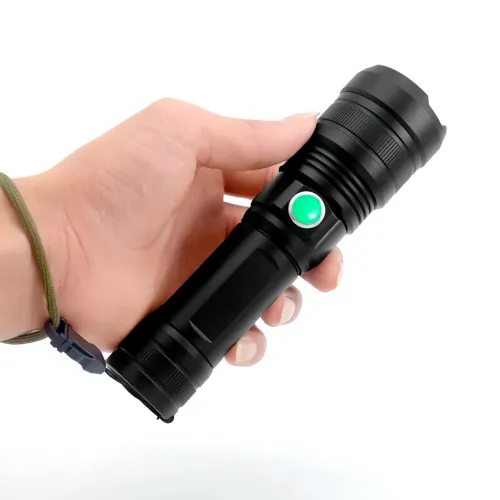 Фонарик аккумуляторный ручной X-Bail BL-1827-P90, 500 м, ударостойкий, влагозащищенный - фото 7