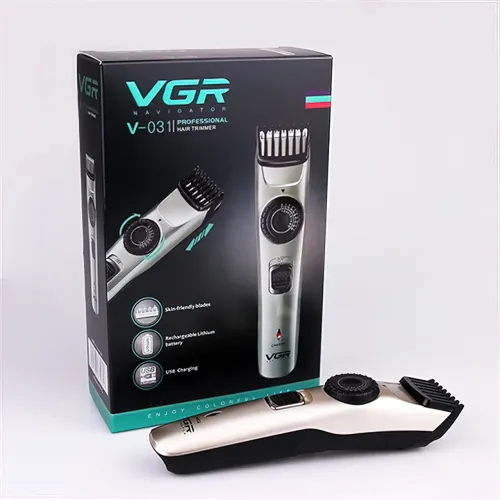 Акумуляторна машинка для стриження VGR V-031, з регулятором довжини, 10 Вт, 90 хвилин роботи - фото 6