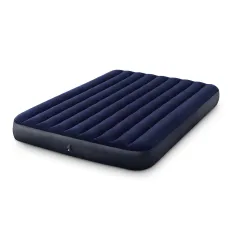 Матрас надувной INTEX до 170 кг, флокированное покрытие, 137x191x25 см
