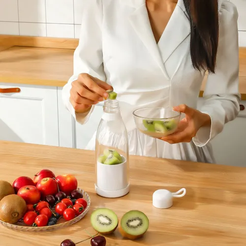 Портативный блендер-бутылка Mini Juicer на 350 мл - фото 7