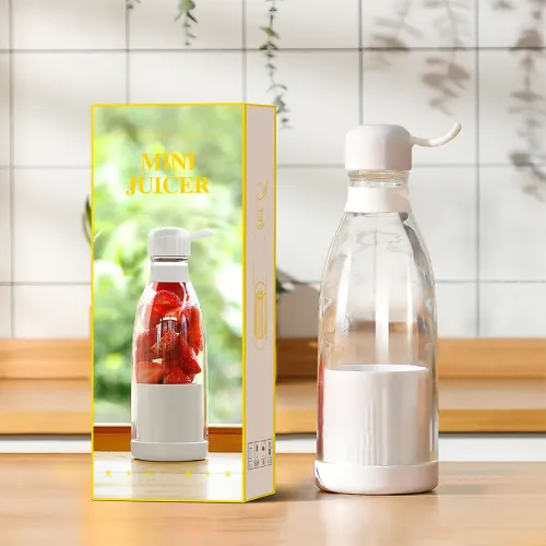 Портативный блендер-бутылка Mini Juicer на 350 мл - фото 8