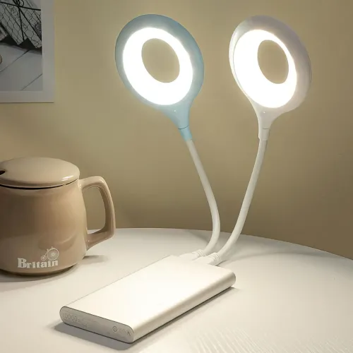 Гибкая кольцевая LED лампа светильник USB LK-50, 1.5 Вт - фото 3