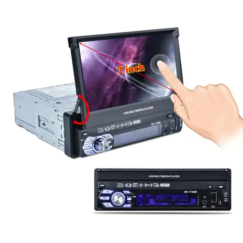 Автомагнітола SWM 9601g 7in з висувним екраном bluetooth mp5 gps fm-радіо - фото 3