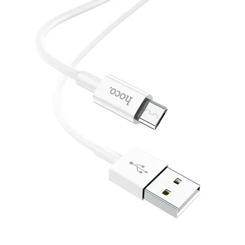 Кабель HOCO X64 MicroUSB для заряджання смартфона, 1 метр, 2.4 А - фото 2