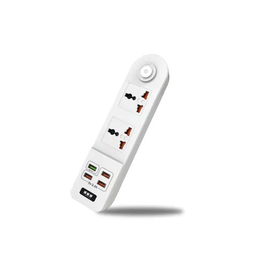 Сетевой фильтр-удлинитель BKL02-2 на 2 вилки, 4 USB, 2500 Вт, EU - фото 3