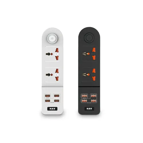Сетевой фильтр-удлинитель BKL02-2 на 2 вилки, 4 USB, 2500 Вт, EU - фото 2