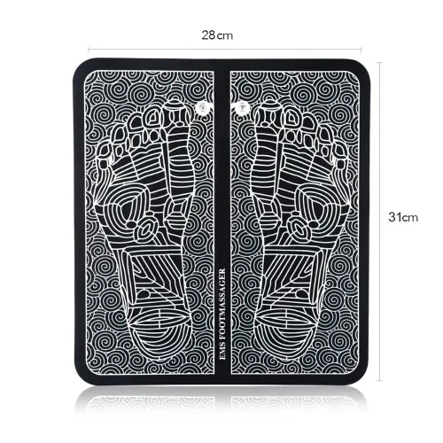 Массажный электрический коврик для ступней EMS Foot Mat, 6 режимов, нейлоновый - фото 6