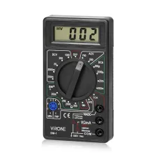 Мультиметр с цифровым дисплеем DT-830B, 2 измерительных щупа, 100 мкВ