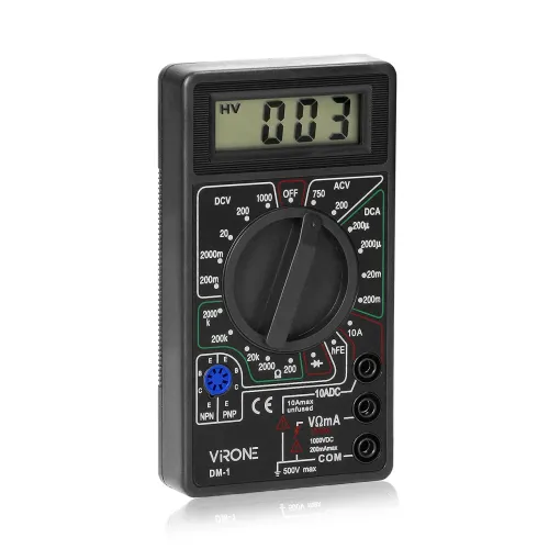 Мультиметр с цифровым дисплеем DT-830B, 2 измерительных щупа, 100 мкВ - фото 3