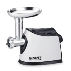 Электрическая мясорубка GRANT GS-6252, 3000 Вт с реверсом, насадкой для колбасы и соковыжималкой