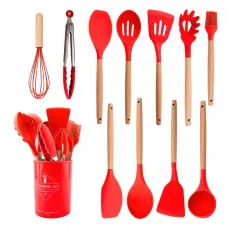 Набор кухонных принадлежностей Kitchen Set на 12 предметов, с пищевого силикона, до 230 градусов