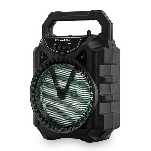 Портативная аккумуляторная колонка KOLAV-F604, 800 мА/ч, 6.5, USB, FM, Bluetooth - фото 2