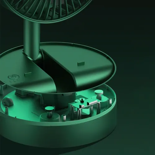 Складной портативный телескопический вентилятор Telescopic Fan, 5 Вт, micro USB, 8 часов работы - фото 6