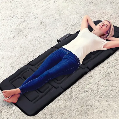Электронный массажный матрас Massage mat с подогревом, 9 массажных моторов, с пультом ДУ - фото 5