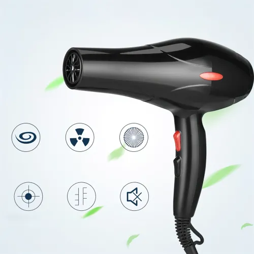 Фен для укладання волосся Gemei GM-1719, 1800 Вт, з функцією іонізації, 3 режими - фото 2