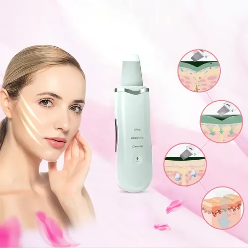 Аппарат ультразвукового пилинга Skin Scrubber XL-293, скраббер 23 мм, 600 мА/ч, 2 Вт - фото 6