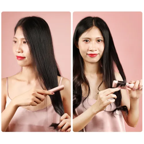 Расческа для выпрямления волос Hair Comb LY-297, 45 Вт, до 190 градусов, с быстрым нагревом и функцией ионизац - фото 7