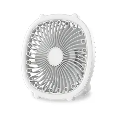 Портативный вентилятор с лампой Fill Light Fan, аккумуляторный 1200 мА/ч, 5 Вт, зарядка Type-C