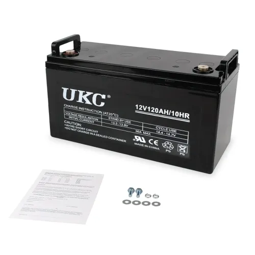 Аккумулятор гелевый UKC 12V120AH/10HR, до 12 лет службы, с емкостью 120 Ач, 12 В - фото 7