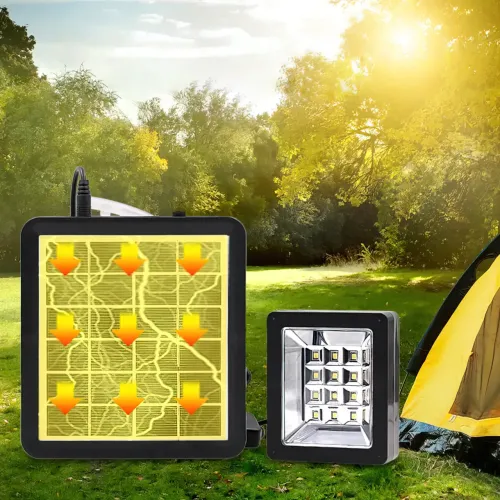Прожектор с солнечной панелью EasyPower EP-07 с датчиком движения, 1500 мА/ч, SMD, IP66 - фото 5