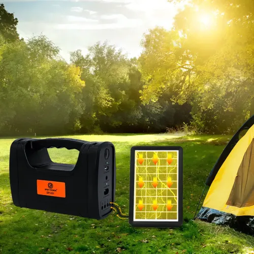 Портативная солнечная система EasyPower EP-351, 2400 мА/ч, с функцией повербанк и выносными лампочками - фото 4