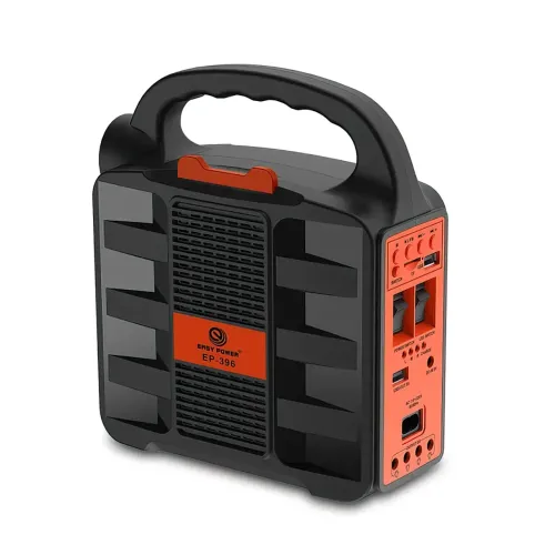 Портативна сонячна система EasyPower EP-396, 4000 мА/год, з функцією повербанк і виносними лампочками - фото 2