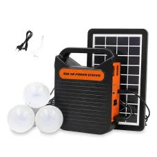 Портативная солнечная система EasyPower EP-391B, 4000 мА/ч, с функцией повербанк и выносными лампочками
