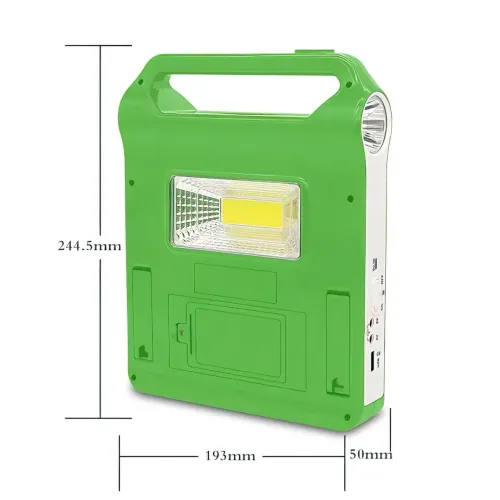 Портативная солнечная система EasyPower EP-038А, 3000 мА/ч, с функцией повербанк и выносными лампочками - фото 6