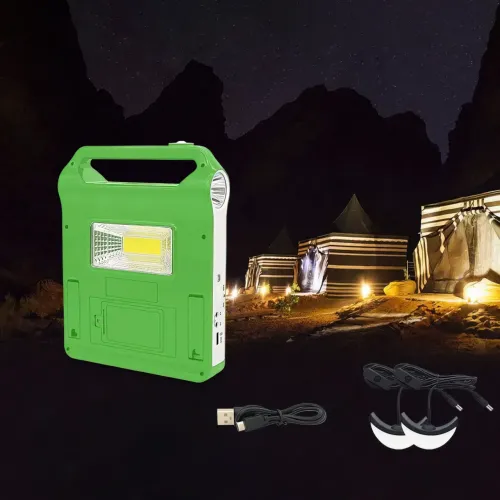 Портативная солнечная система EasyPower EP-038А, 3000 мА/ч, с функцией повербанк и выносными лампочками - фото 5