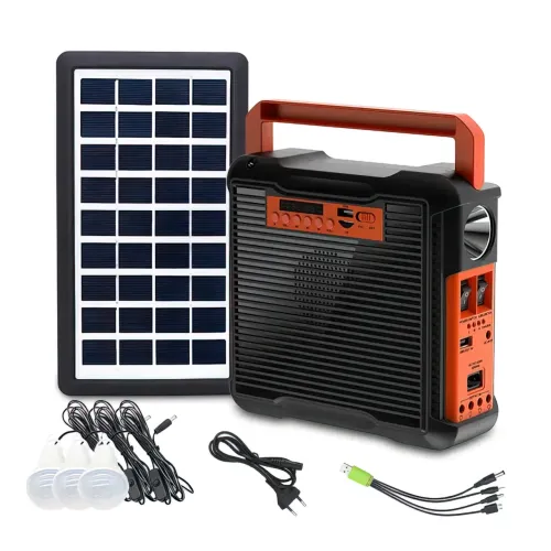 Портативная солнечная система EasyPower EP-395, 4000 мА/ч, с функцией повербанк и выносными лампочками