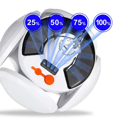 Лампа с солнечной панелью BL-2029, аккумуляторная на 2400 мА/ч, SMD, IP65, до 4 часов работы - фото 3